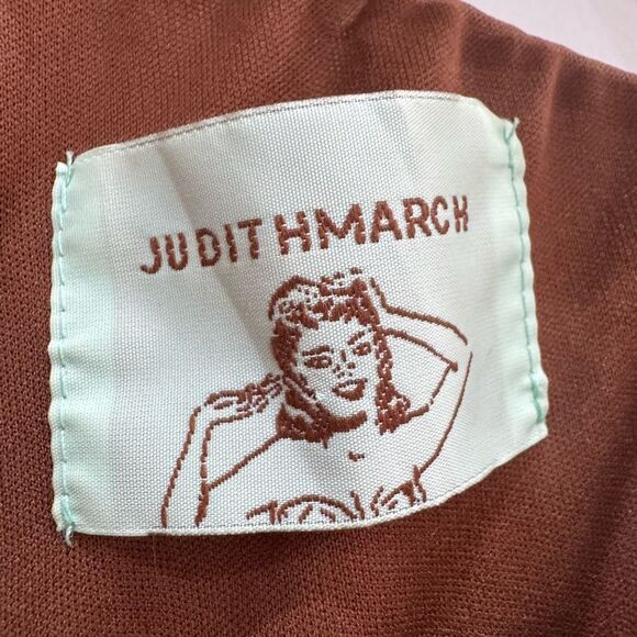 Brown Judith March One-Sleeve Mini Dress Size L EUC - Picture 5 of 6